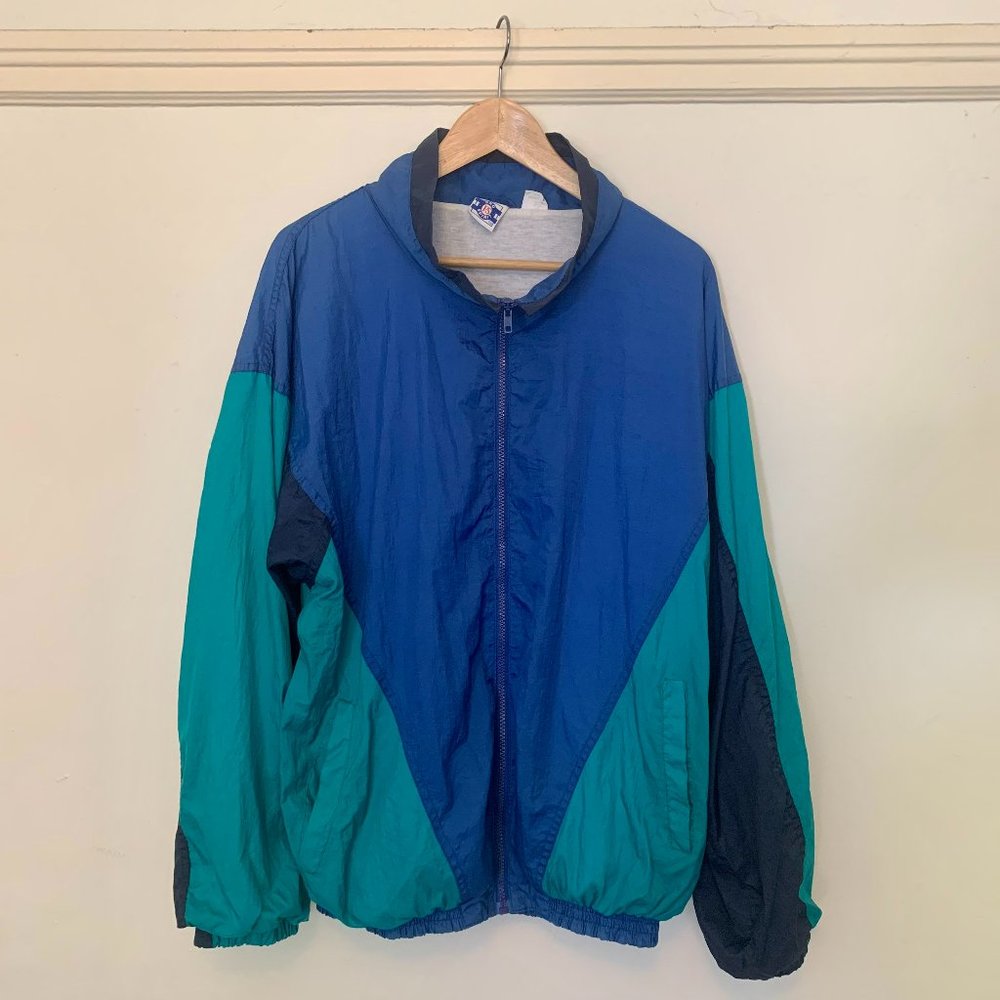 Vintage Windbreaker 80s 90s Color Block Pro Spirit